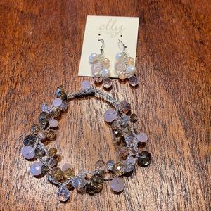 Bracket and earring set
